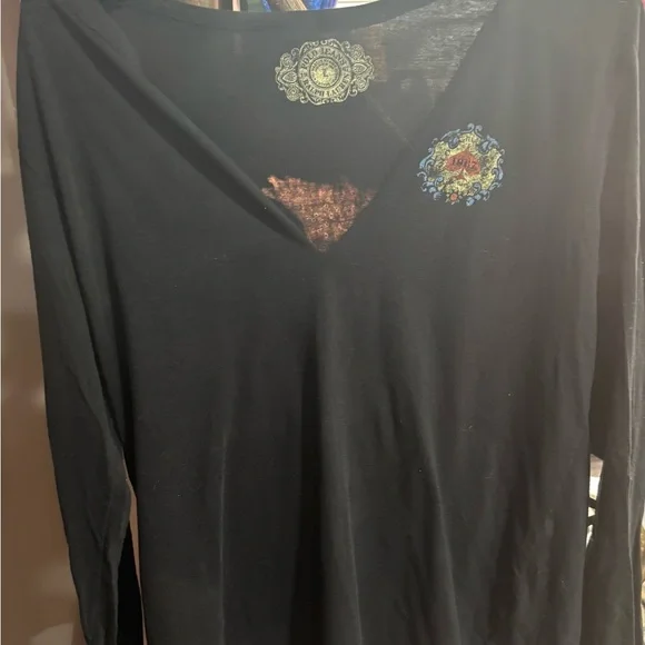 Stylish Black Women's Top- Ralph Lauren - Picture 2 of 7